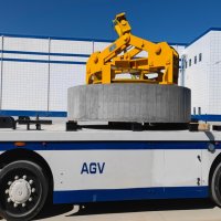 15 Ton Heavy-Duty Outdoor Flatbed AGV | GNSS+IMU Guided Automated Guided Vehicle
