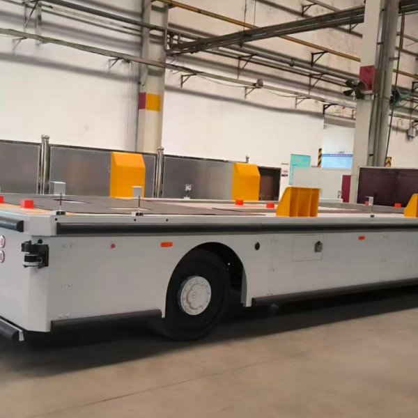 20 Ton Wide-Body Flatbed AGV | GNSS+IMU Guided Heavy-Duty Automated Guided Vehicle