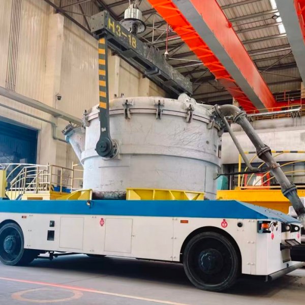 35 Ton Heavy-Duty Flatbed AGV | GNSS+IMU Guided Automated Guided Vehicle with Blind Compensation