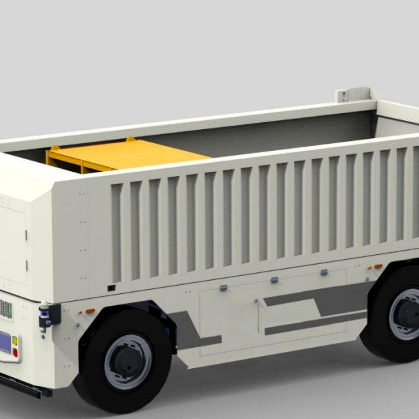 40 Ton High-Speed Dump AGV | GNSS+IMU Guided Heavy-Duty Self-Discharging Automated Guided Vehicle