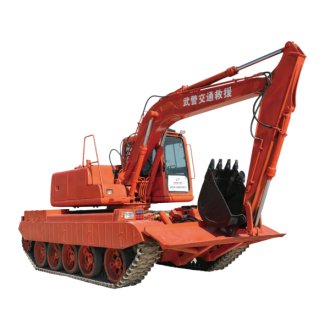 Tracked All-Terrain Road Rescue Clearance Vehicle | Landslide Earthquake Disaster Crawler Excavator