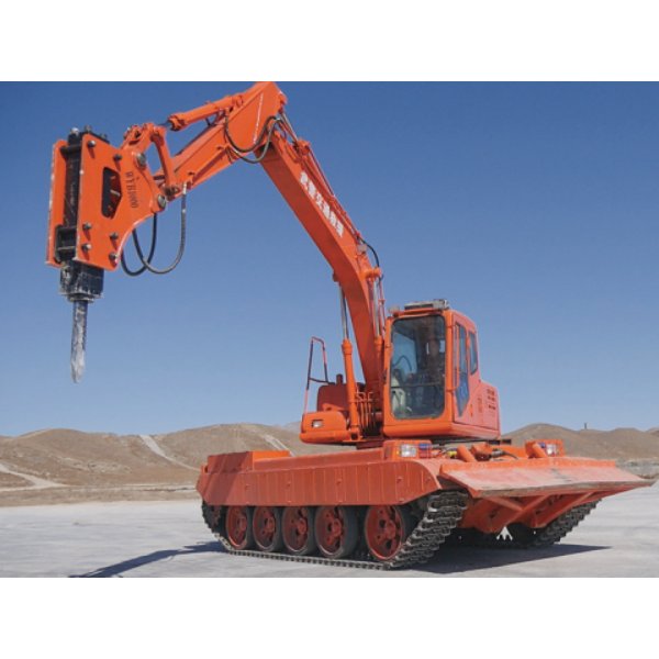Tracked All-Terrain Road Rescue Clearance Vehicle | Landslide Earthquake Disaster Crawler Excavator