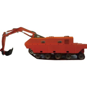 Light Tracked Remote Controlled Disaster Clearance Vehicle | Small Space Hydraulic Rescue Excavator Robot