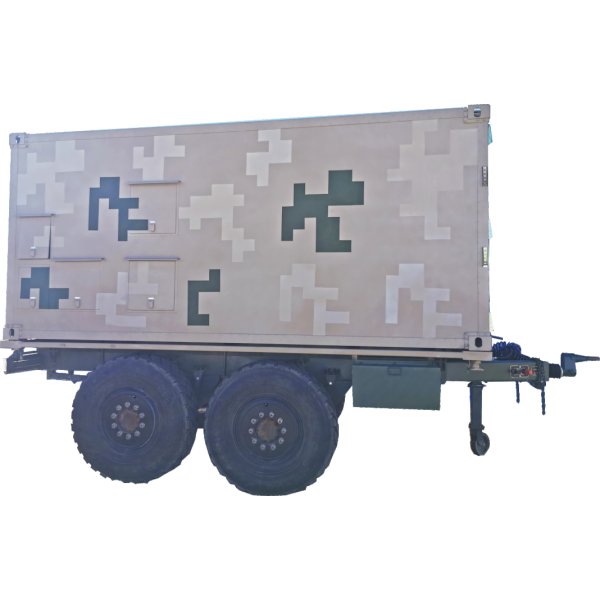 Mobile Trailer Power Generation & Charging Shelter | Field Military Portable Generator Power Supply Trailer