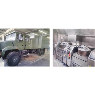 Military Mobile Field Fast Food Cooking Vehicle | Off-Road Troops Field Catering Support Truck