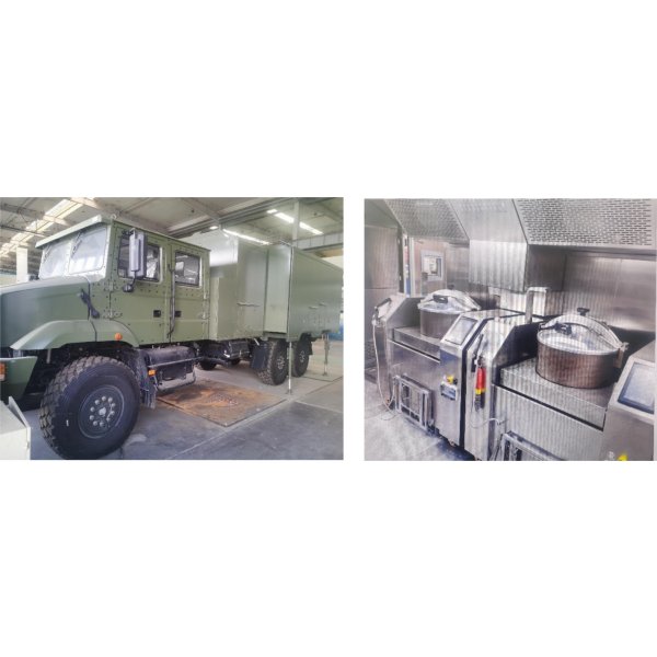 Military Mobile Field Fast Food Cooking Vehicle | Off-Road Troops Field Catering Support Truck