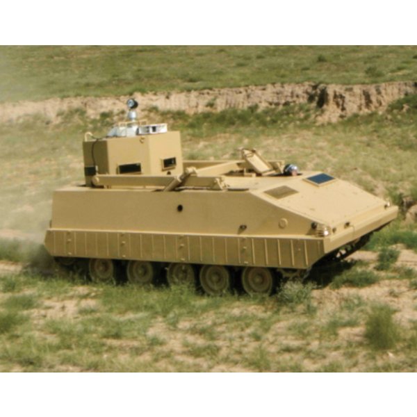 Tracked Self-Propelled Lifting Armored Anti-Riot Guard Post Vehicle | Border Patrol Observation Chassis