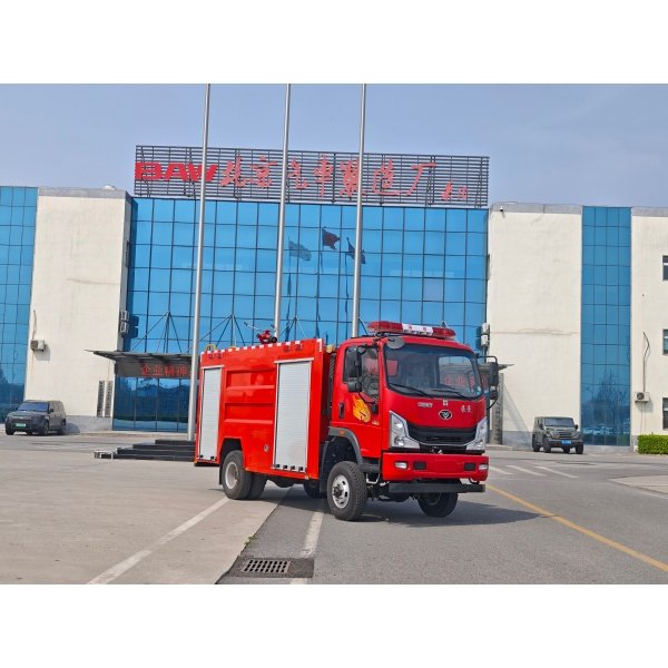4 Ton Fire Water Tanker|Off-Road Forest Fire Fighting Water Carrier Truck