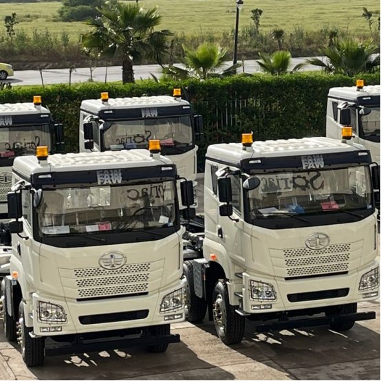 SGS-certified pre-shipment inspection for FAW trucks quality verification