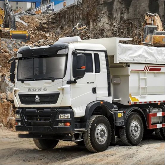 Heavy-duty mining dump truck built for high-payload off-road hauling