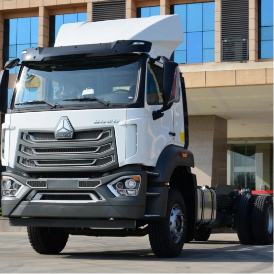 6x4 axle configuration improves traction, stability, and heavy-load performance