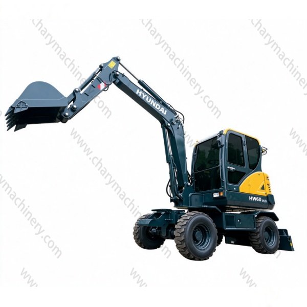 6 Ton Compact Wheeled Digger
