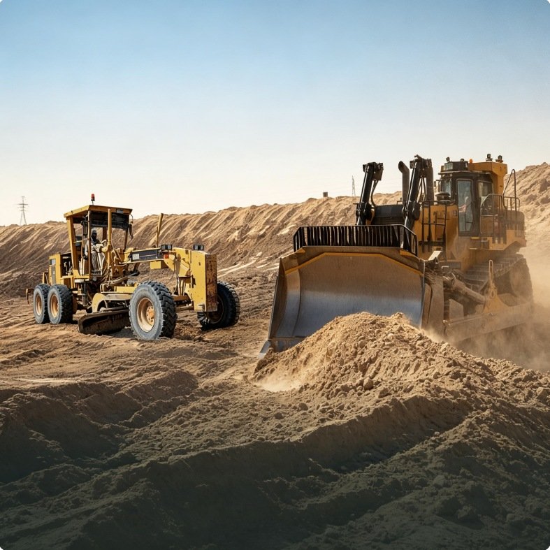 Which Machine of Bulldozer vs Motor Grader Should Contractors Purchase