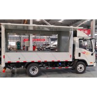FAW 4X2 Rack Body Cargo Truck Euro2 Express Logistics