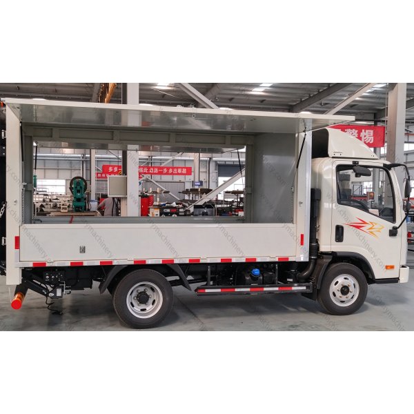 FAW 4X2 Rack Body Cargo Truck Euro2 Express Logistics