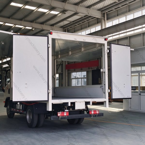 FAW 4X2 Rack Body Cargo Truck Euro2 Express Logistics