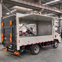 FAW 4X2 Rack Body Cargo Truck Euro2 Express Logistics