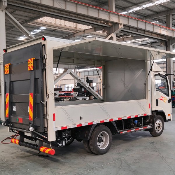 FAW 4X2 Rack Body Cargo Truck Euro2 Express Logistics
