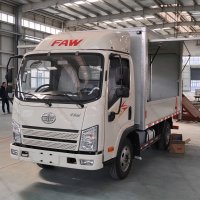 FAW 4X2 Rack Body Cargo Truck Euro2 Express Logistics