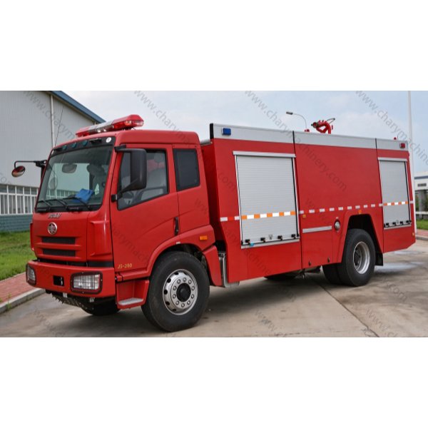 FAW 4X2 Water Foam Fire Engine 3000-5000L Firefighting Pumper Truck