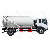 FAW J5K 4X2 10-12m³ Vacuum Sewage Suction Tank Truck