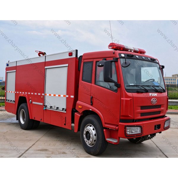 FAW 4X2 Water Foam Fire Engine 3000-5000L Firefighting Pumper Truck