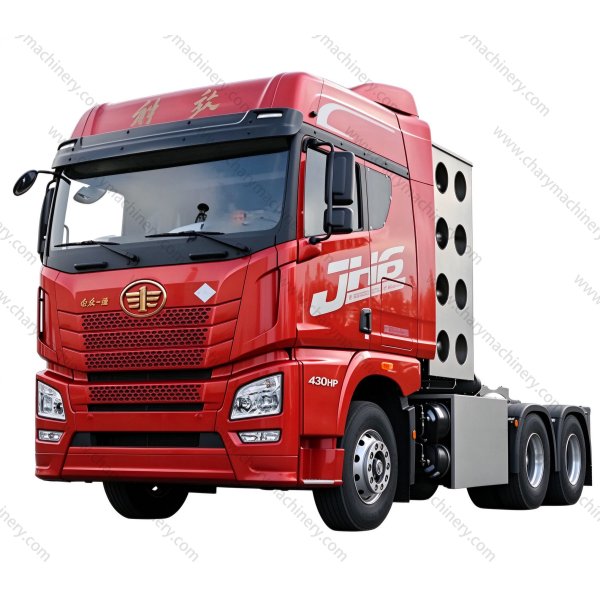 FAW JH6 6X4 CNG 430HP Tractor Truck 1200L Gas