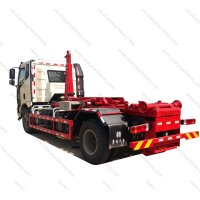 FAW J6P 4X2 Hook Arm Garbage Truck 
