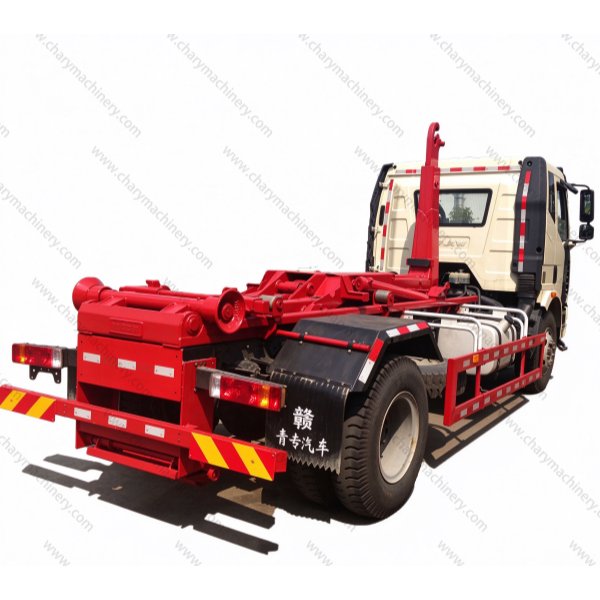 FAW J6P 4X2 Hook Arm Garbage Truck 