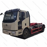 FAW J6P 4X2 Hook Arm Garbage Truck 