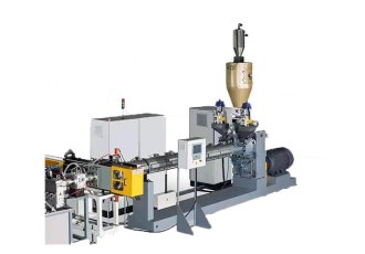 Direct extrusion by parallel twin screw extruder