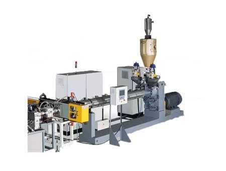 Direct extrusion by parallel twin screw extruder