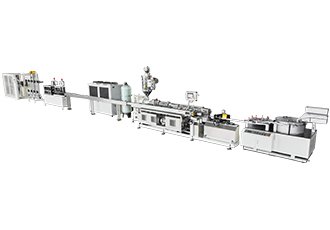 High speed thin-wall flat irrigation pipe extrusion line