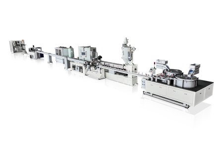 High speed internal flat dripper irrigation pipe production line