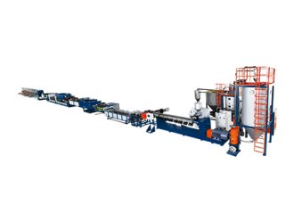 Heavy PET packing band production line