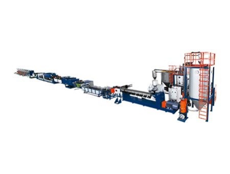 Heavy PET strapping band production line