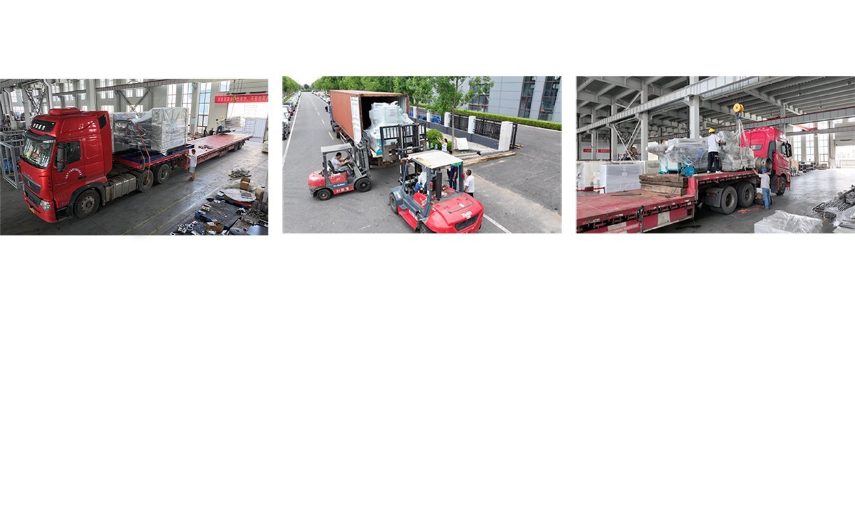 PET strap band extrusion line shipping