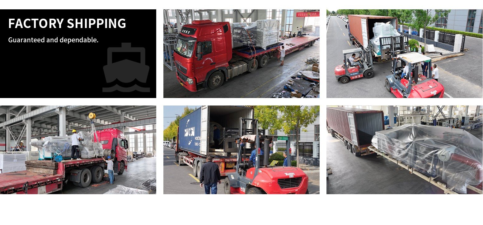 PP strap belt production line shipping