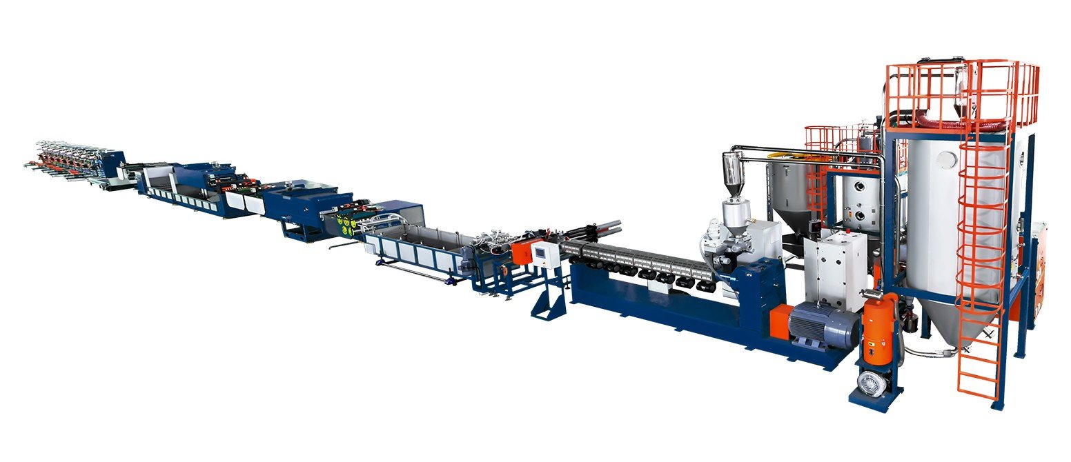 Heavy PET strapping band production line