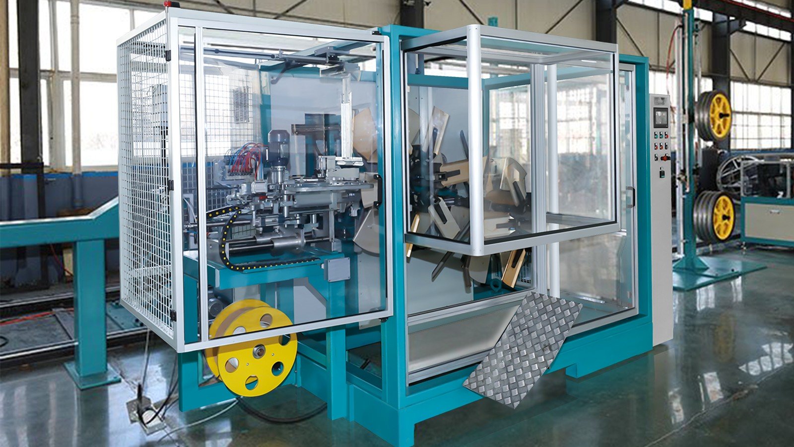 drip pipe production line winding machine