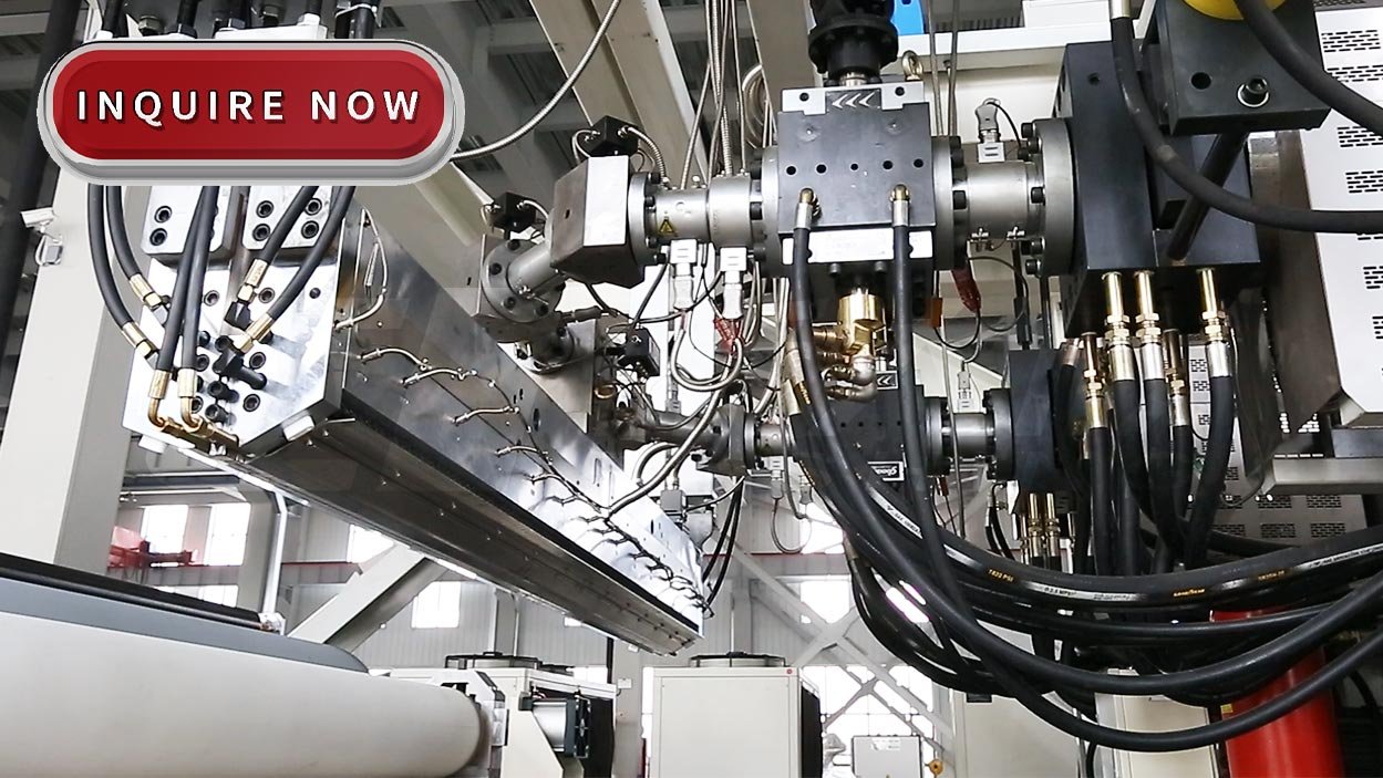 Flexible die lip adjustment for fine thickness correction. Learn more about extrusion unit.
