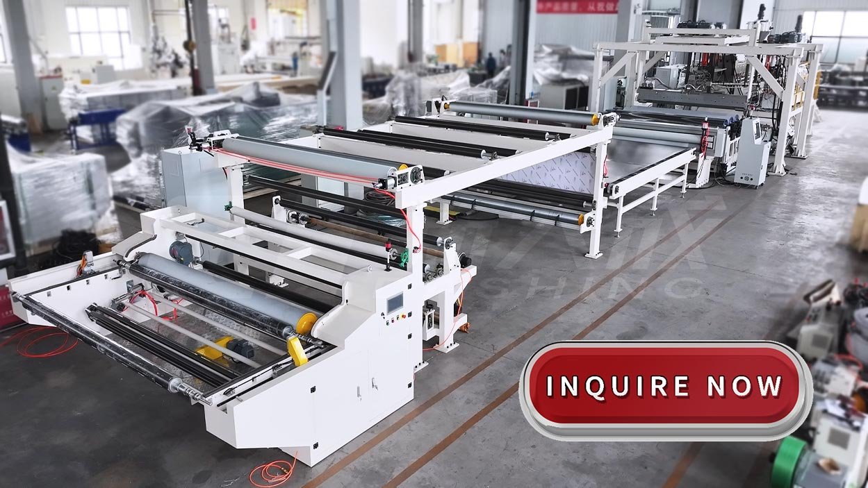 PVB film production line for laminated glass manufacturing