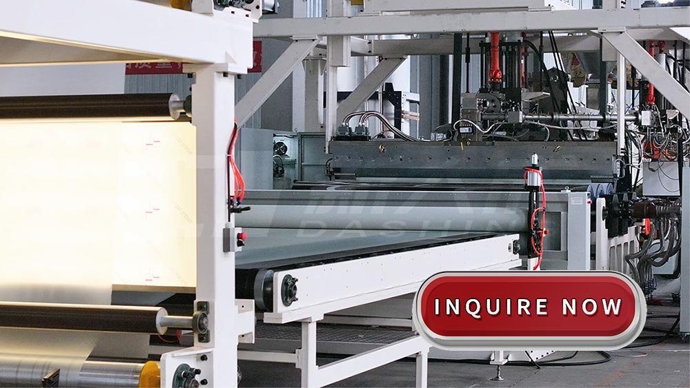 Automotive laminated glass film production line