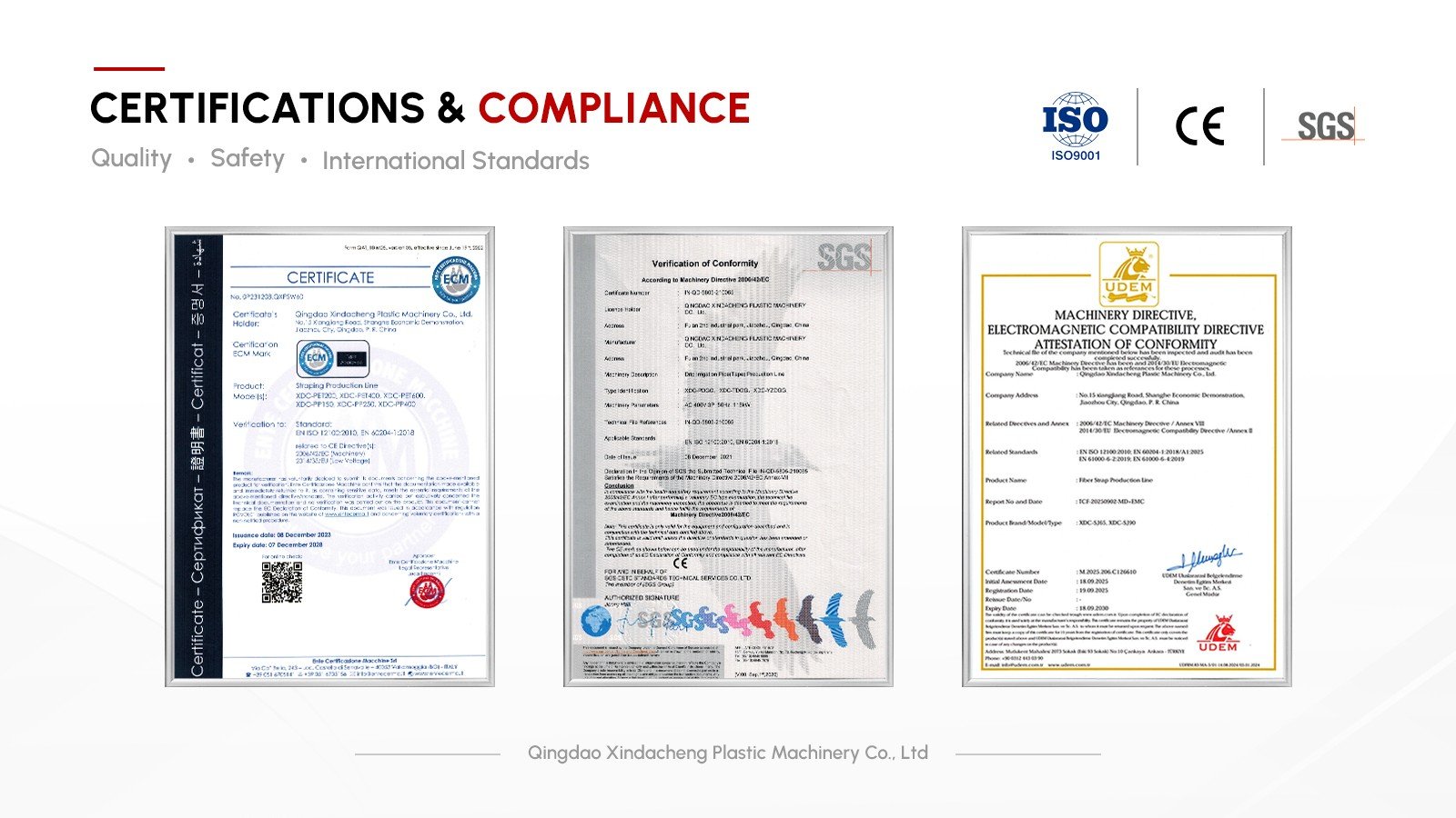 CERTIFICATIONS & COMPLIANCE
