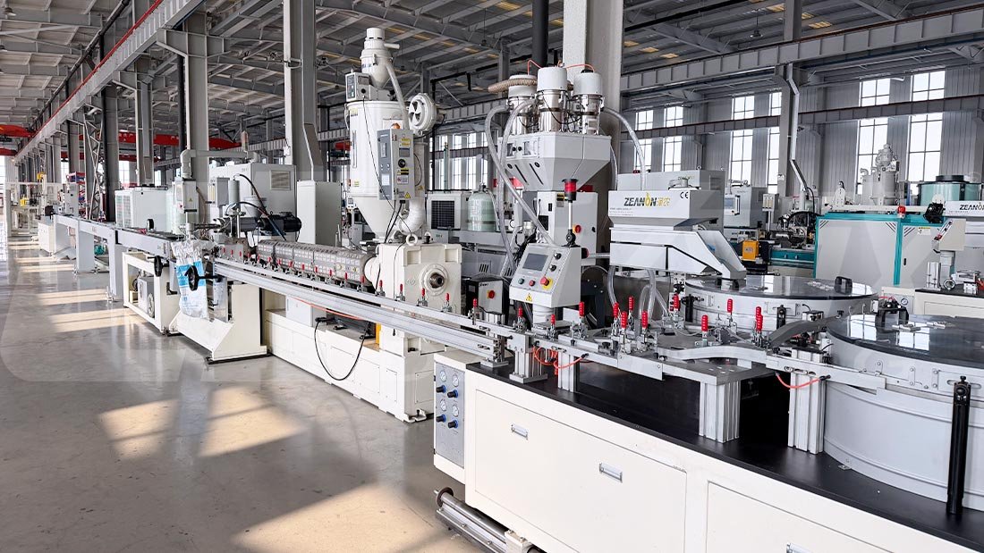 High-speed drip tape production line for evaluating manufacturing output