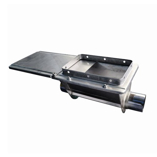 Spiral type single port feeding hopper