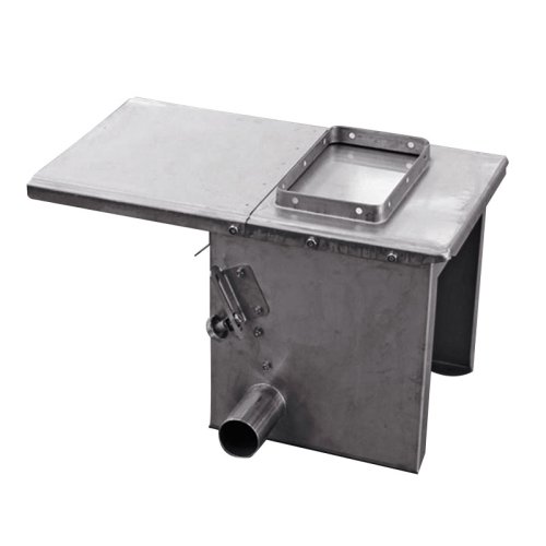 Chain type single port feeding hopper