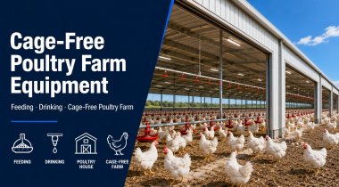 Feeding and Drinking Equipment for Cage-Free Poultry Farms
