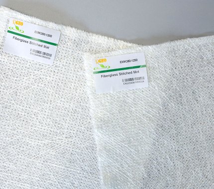 Estera de fibra de vidrio cosida con vidrio E EMK450 para pultrusión