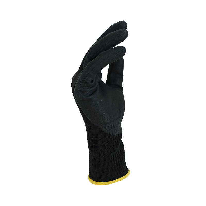 Nitrile foam nylon spandex comfort grip work gloves-89